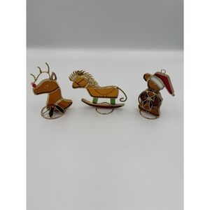 Danbury‎ Mint Vintage Stain Glass Ornaments